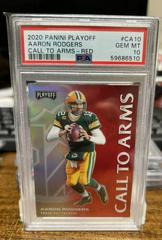Aaron Rodgers [Red] #CA10 Football Cards 2020 Panini Playoff Call to Arms Prices