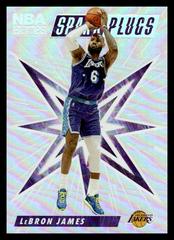 LeBron James #2 Basketball Cards 2022 Panini Hoops Spark Plugs Prices
