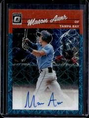 Mason Auer [Teal Velocity] #1990-MA Baseball Cards 2023 Panini Donruss Optic Retro 1990 Signatures Prices
