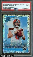 Baker Mayfield [White Sparkle] #153 Football Cards 2018 Donruss Optic Prices