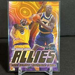 Kobe Bryant, Shaquille O'Neal #1 Basketball Cards 1999 Skybox Apex Allies Prices