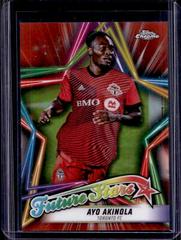Ayo Akinola [Orange] Soccer Cards 2022 Topps Chrome MLS Future Stars Prices