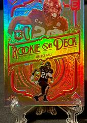 Breece Hall [Gold] #RD-6 Football Cards 2022 Panini Donruss Elite Rookie on Deck Prices