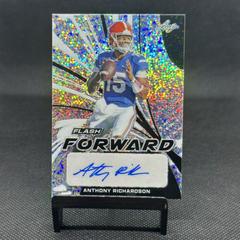 Anthony Richardson [Metalized Sparkles Silver] Football Cards 2022 Leaf Flash Forward Autographs Prices