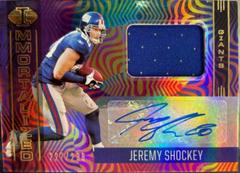 Jeremy Shockey Football Cards 2021 Panini Illusions Immortalized Jersey Autographs Prices