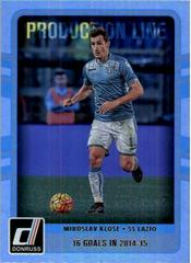 Miroslav Klose [Holographic] #8 Soccer Cards 2016 Panini Donruss Production Line Prices