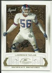 Lawrence Taylor #130 Football Cards 2009 Panini Donruss Classics Prices