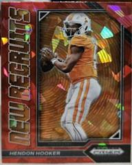Hendon Hooker [Red Ice] #NR-5 Football Cards 2023 Panini Prizm Draft Picks New Recruits Prices