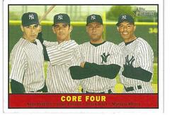 Core Four [Pettitte/Posada/Jeter/Rivera] #411 Baseball Cards 2010 Topps Heritage Prices