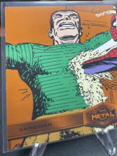 Sandman [Orange] #170 Marvel 2022 Metal Universe Spider-Man