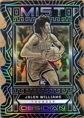 Jalen Williams #25 Basketball Cards 2022 Panini Obsidian Mist Prices