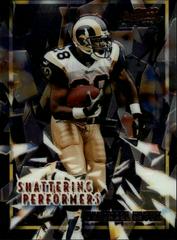 Marshall Faulk #SP9 Football Cards 2000 Bowman Chrome Shattering Performers Prices