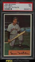 Sam Mele [213/ 1661 Putouts] #22 Baseball Cards 1954 Bowman Prices