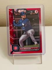 Nick Madrigal [Red] #55 Baseball Cards 2022 Bowman Prices