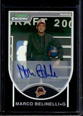 Marco Belinelli [Black Refractor Autograph] #156 Basketball Cards 2007 Bowman Chrome Prices