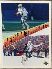 Aerial Threats Dan Marino & Mark Clayton Football Cards 1991 Upper Deck Prices
