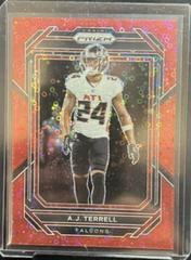 A. J. Terrell [Red] #15 Football Cards 2022 Panini Prizm No Huddle Prices