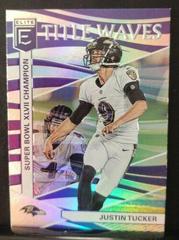 Justin Tucker Football Cards 2019 Donruss Elite Title Waves Prices