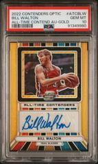 Bill Walton [Gold] #3 Basketball Cards 2022 Panini Contenders Optic All-Time Autograph Prices