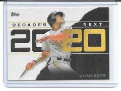 Juan Soto #DN-12 Baseball Cards 2020 Topps Decade's Next Prices