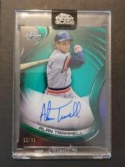 Alan Trammell [Green] Baseball Cards 2022 Topps Chrome Black Autographs Prices