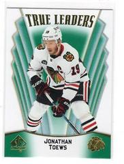 Jonathan Toews [Green] #TL-6 Hockey Cards 2021 SP Authentic True Leaders Prices