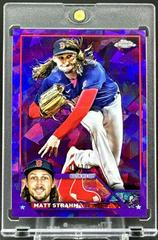 Matt Strahm [Purple] #283 Baseball Cards 2023 Topps Chrome Sapphire Prices