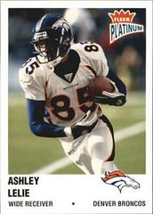 Ashley Lelie #35 Football Cards 2003 Fleer Platinum Prices