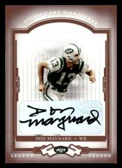 Don Maynard [Significant Signatures Platinum] Football Cards 2004 Panini Donruss Classics Prices