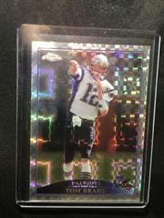 Tom Brady [Throwing Xfractor] #TC70 Football Cards 2009 Topps Chrome Prices