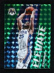 Ben Simmons [Green Mosaic] Basketball Cards 2020 Panini Mosaic Elevate Prices