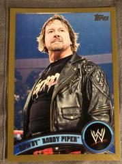 Rowdy Roddy Piper [Gold] Wrestling Cards 2011 Topps WWE Prices