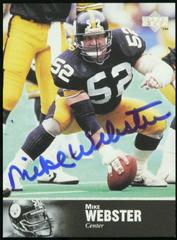 Mike Webster [Autograph] #AL-176 Football Cards 1997 Upper Deck Legends Prices