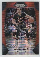 Kevin Love [Red Pulsar] Basketball Cards 2017 Panini Prizm Prices