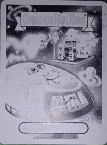 Jupiter Drew [Printing Plate] #16a Garbage Pail Kids Intergoolactic Mayhem