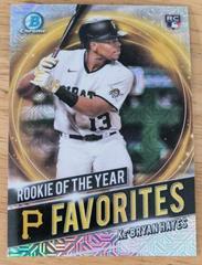Ke'Bryan Hayes [Mega Box Mojo Purple Refractor] #RRY-KH Baseball Cards 2021 Bowman Chrome Rookie of the Year Favorites Prices