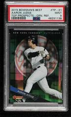 Aaron Judge [Green Refractor] Baseball Cards 2015 Bowman's Best Top Prospects Prices