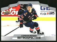 Connor Bedard #CB6 Hockey Cards 2022 Upper Deck CHL Connor Bedard Retrospective Prices