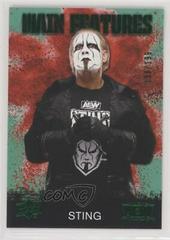 Sting [Green] Wrestling Cards 2021 Upper Deck AEW Main Features Prices
