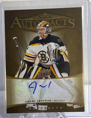 Jeremy Swayman #RAF-JS Hockey Cards 2022 Upper Deck Artifacts 2005-06 Retro Auto Facts Prices