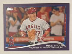 Mike Trout [Toys R US Purple Border] #364 Baseball Cards 2014 Topps Prices