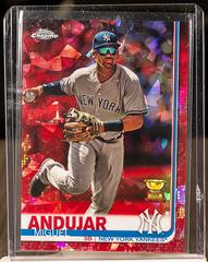 Miguel Andujar [Red Refractor] Baseball Cards 2019 Topps Chrome Sapphire Prices