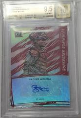 Yadier Molina [Gold] #SUP-YM Baseball Cards 2022 Panini Donruss Superstar Scribbles Autographs Prices