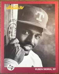 Ruben Sierra #129 Baseball Cards 1991 Studio Prices