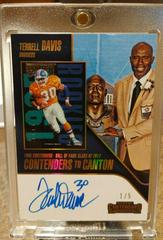 Terrell Davis [Gold] Football Cards 2018 Panini Contenders Canton Autographs Prices