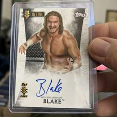 Blake Wrestling Cards 2015 Topps WWE Undisputed NXT In Line Autographs Prices