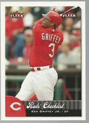 Ken Griffey Jr. #377 Baseball Cards 2007 Fleer Prices