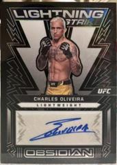 Charles Oliveira #OL-COV Ufc Cards 2023 Panini Chronicles UFC Obsidian Lightning Strike Signatures Prices