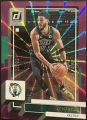 Jayson Tatum [Purple Laser] #1 Basketball Cards 2022 Panini Donruss Prices