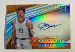 Joey Baker #PCS-JB Basketball Cards 2021 Bowman University Prime Chrome Signatures Prices